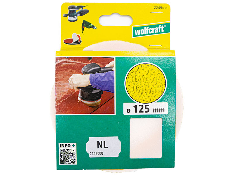 Parlatma Süngeri Yapışkanlı 125 MM 1 Adet - Kimyacınız