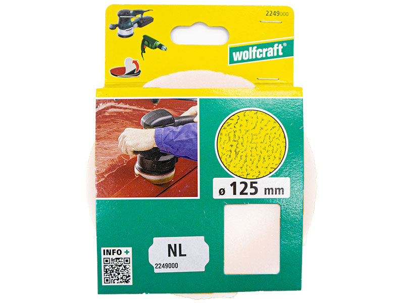 Parlatma Süngeri Yapışkanlı 125 MM 1 Adet - 1