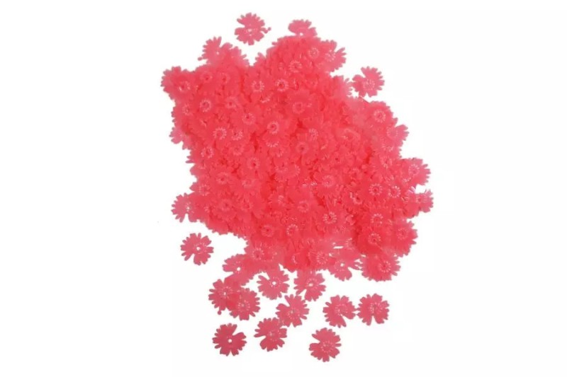 Kimyacınız - Pembe Çiçek Desenli Epoksi Reçine Süsleme Aksesuarı 5 GR