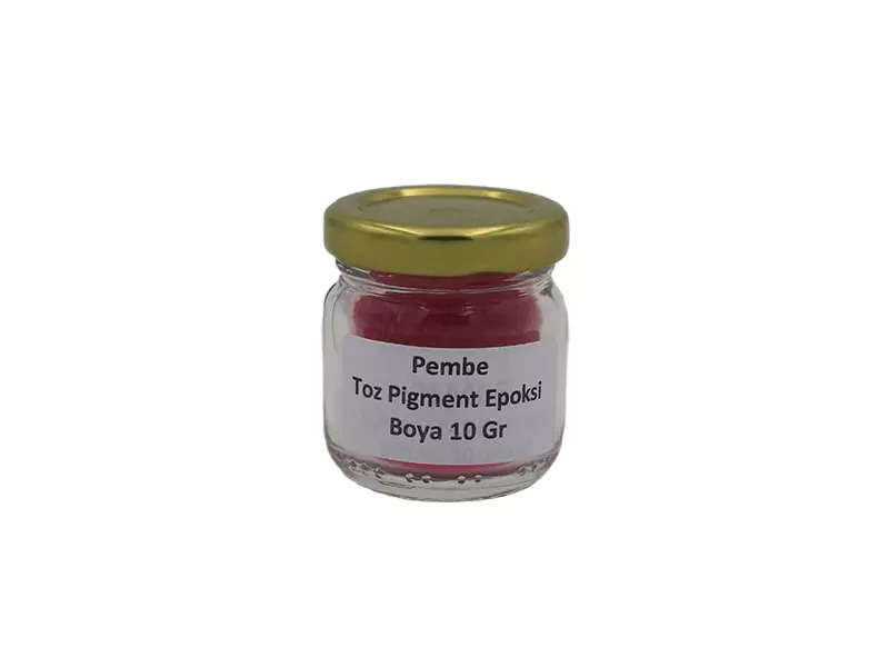 Kimyacınız - Pembe Epoksi Toz Pigment Boya 10 GR