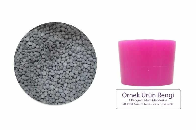 Pembe Granül Mum Boyası 100 GR - 2