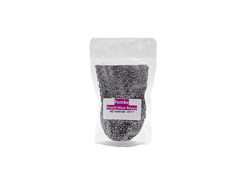 Pembe Granül Mum Boyası 100 GR - Kimyacınız