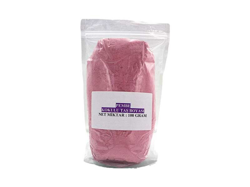 Pembe Taş Boyası Toz 100 GR - Kimyacınız