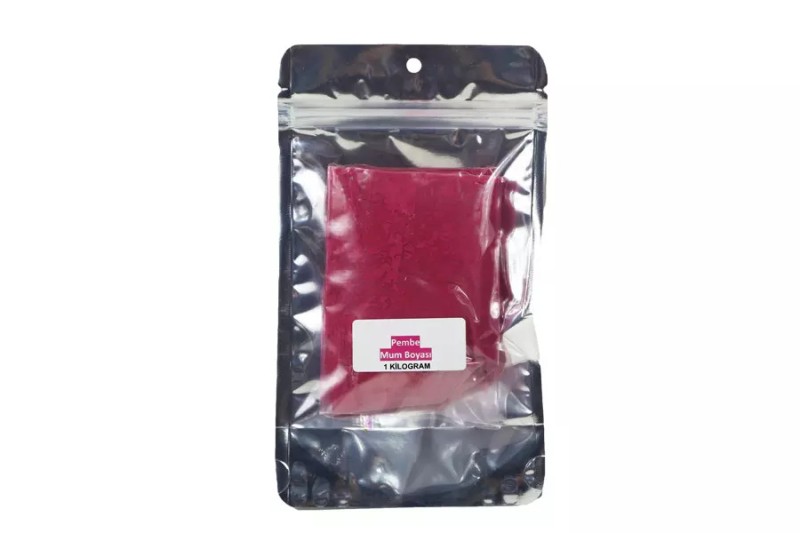 Kimyacınız - Pembe Toz Mum Boyası 1 KG