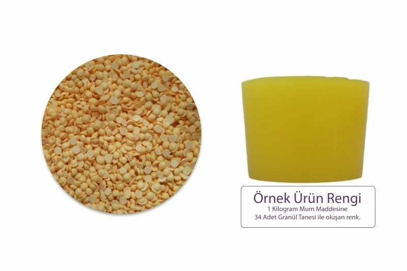 Sarı Granül Mum Boyası 10 GR - 2