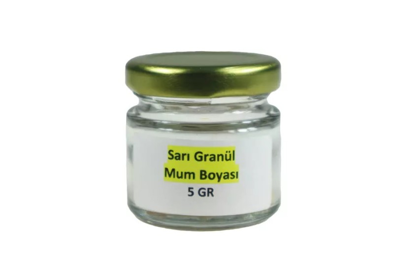 Kimyacınız - Sarı Granül Mum Boyası 5 GR