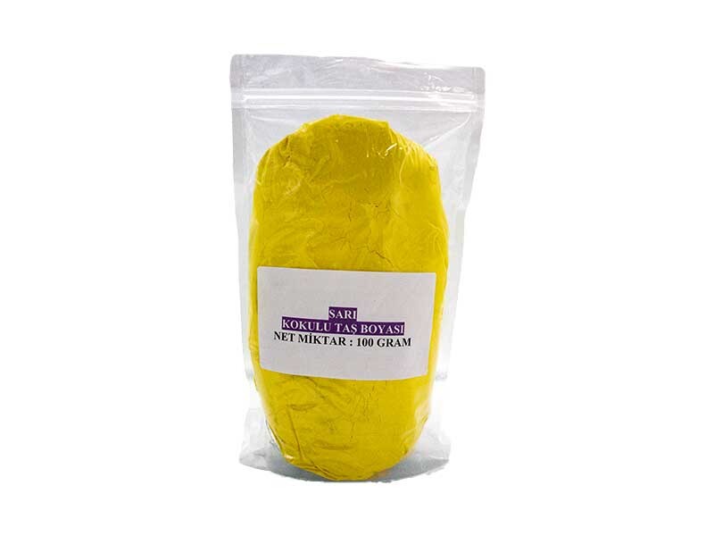 Sarı Kokulu Taş Boyası Toz 100 GR - Kimyacınız