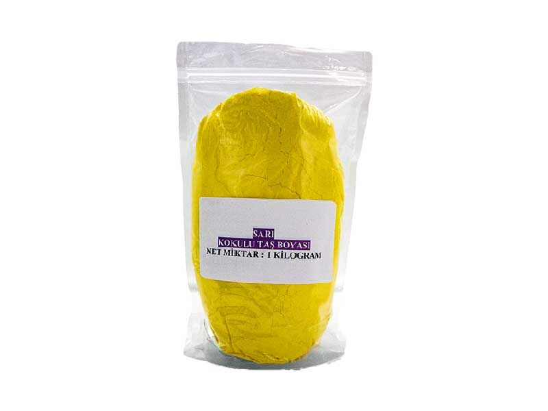 Sarı Taş Boyası Toz 1 KG - 1