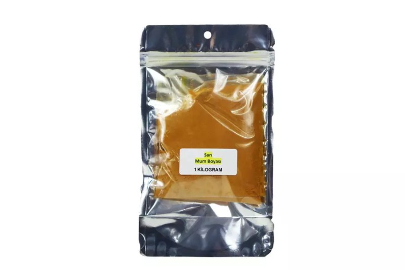 Sarı Toz Mum Boyası 1 KG - Kimyacınız