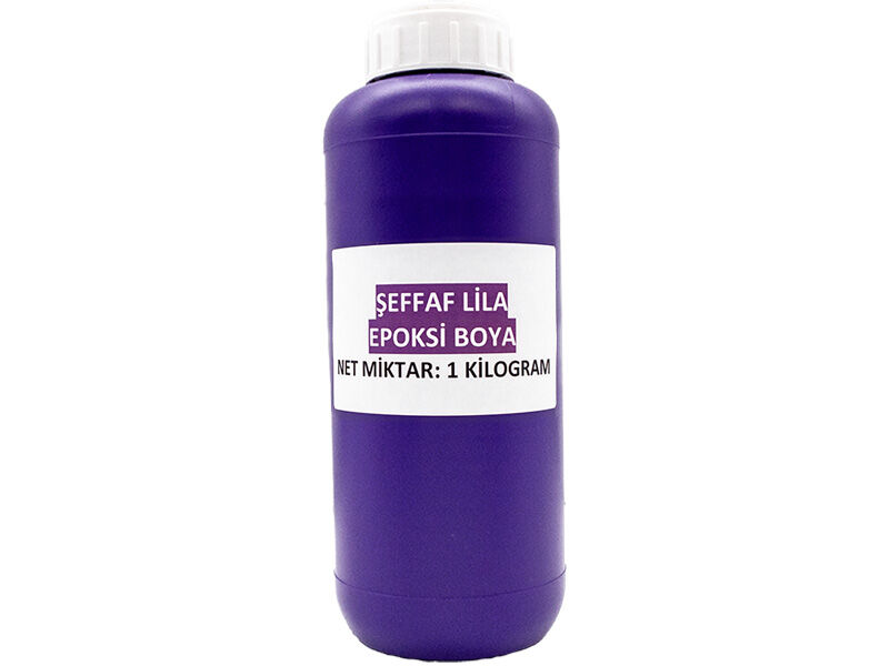 Şeffaf Lila Epoksi Boya 1 KG - 1