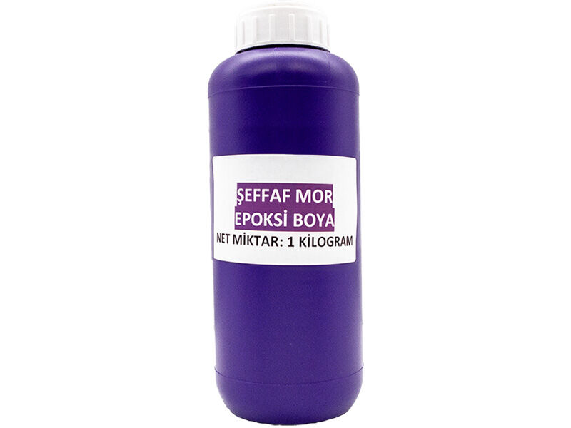 Şeffaf Mor Epoksi Boya 1 KG - 1