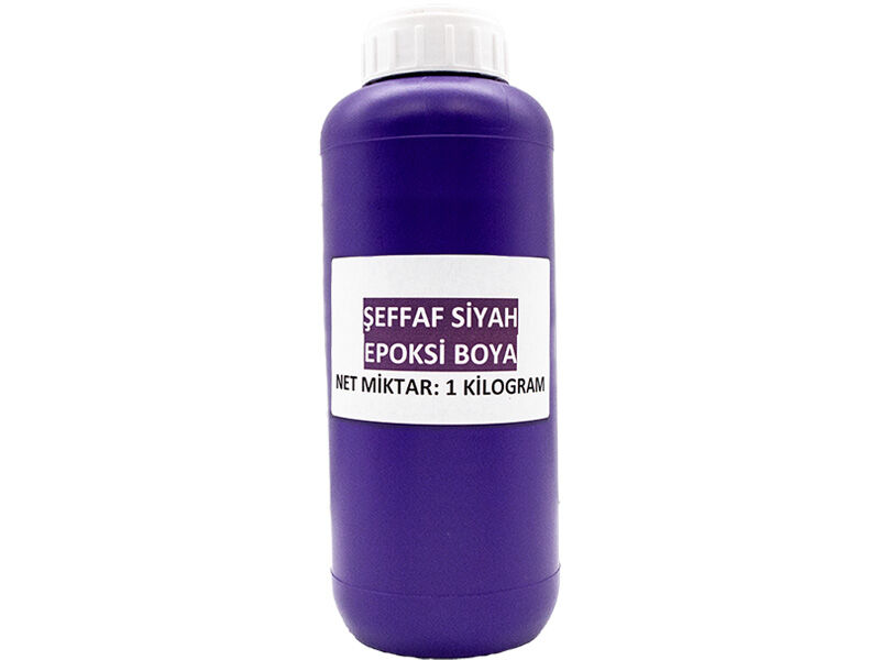 Şeffaf Siyah Epoksi Boya 1 KG - 1
