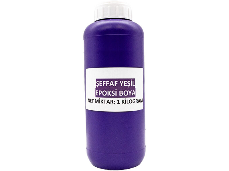 Şeffaf Yeşil Epoksi Boya 1 KG - 1