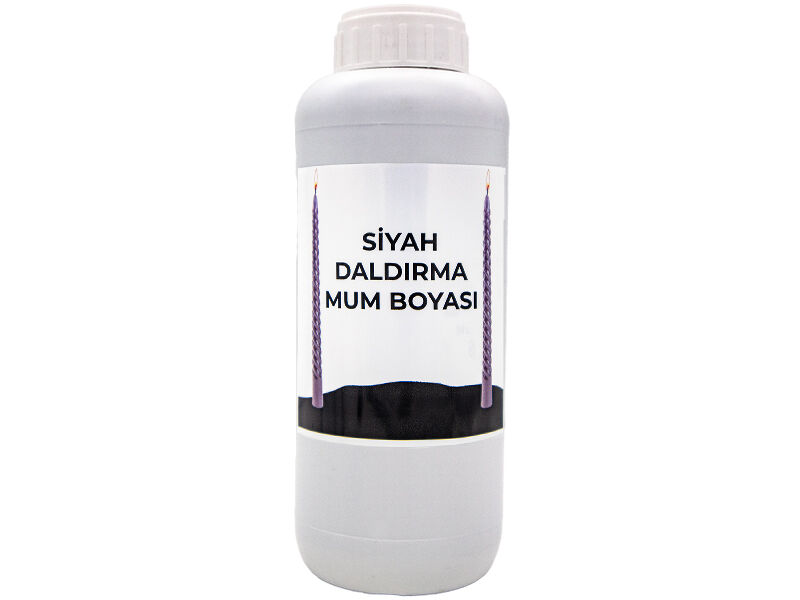 Siyah Daldırma Sıvı Mum Boyası 1 LT - 1