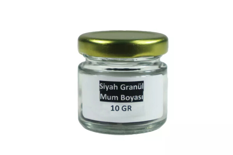 Siyah Granül Mum Boyası 10 GR - Kimyacınız