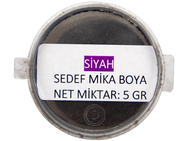 Siyah Sedef Mika Boya 5 GR - Kimyacınız