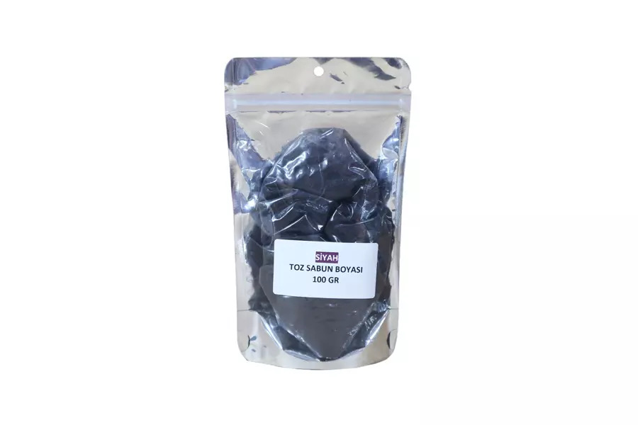Siyah Toz Doğal Sabun Boyası 100 GR - 1