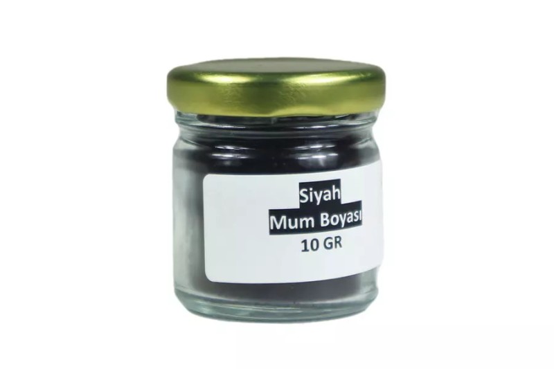 Siyah Toz Mum Boyası 10 GR - Kimyacınız