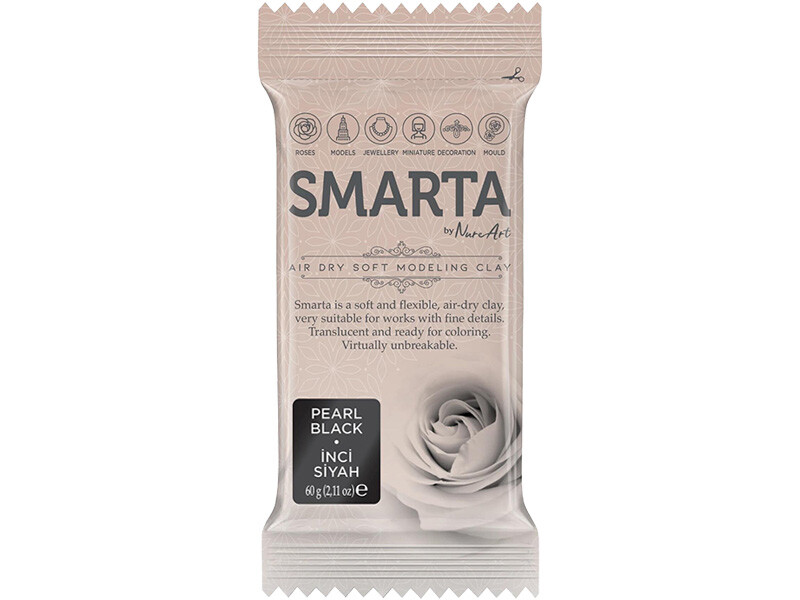 Smarta Modelleme Hamuru İnci Siyah 60 GR - Kimyacınız