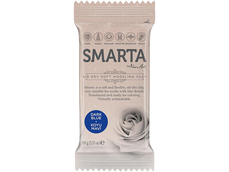 Smarta Modelleme Hamuru Koyu Mavi 100 GR - 1