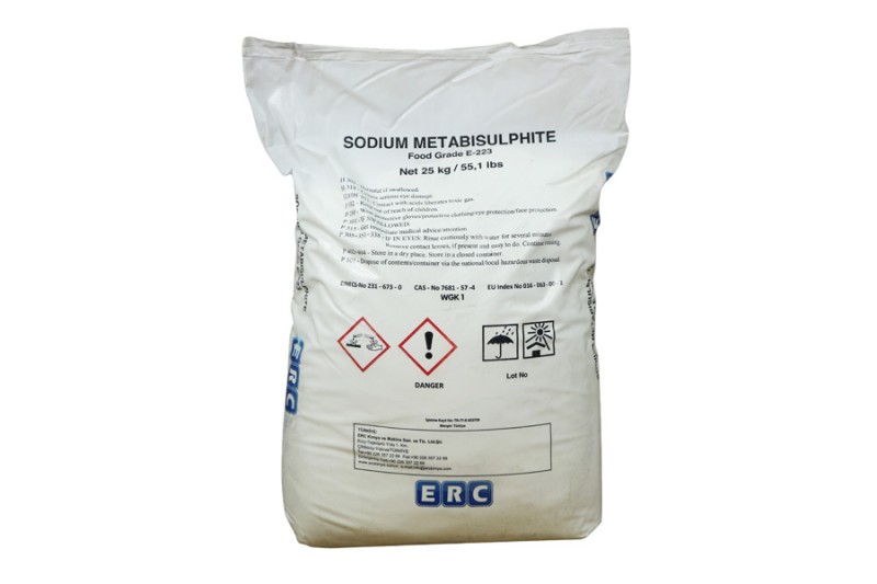 Sodyum Metabisülfit E223 25 KG - Kimyacınız