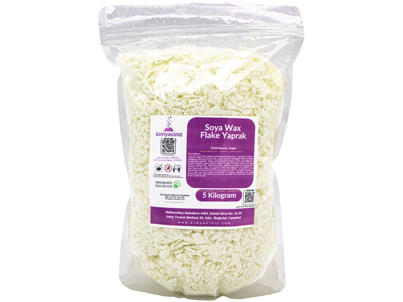 Soya Wax Flake Yaprak 5 KG - Kimyacınız