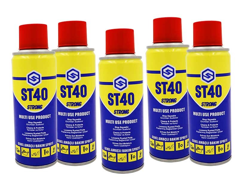 ST40 Strong Genel Amaçlı Bakım Spreyi 200 ML 54 Adet - Kimyacınız