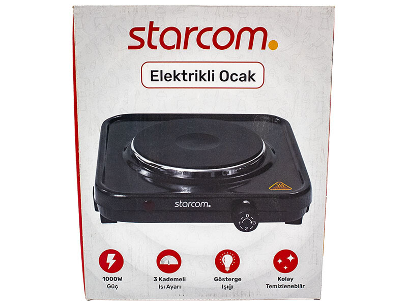 Starcom Tekli Elektrikli Ocak 1000 W - 4