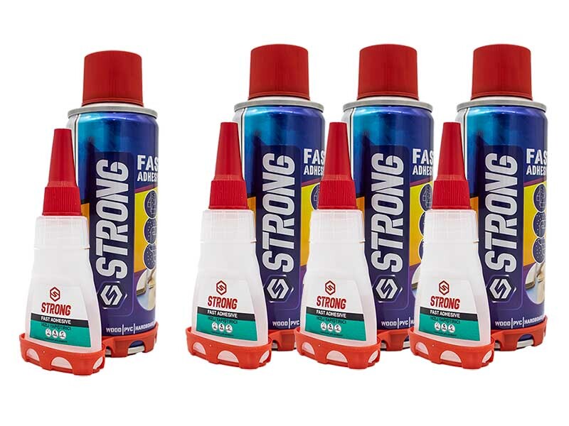 Strong Hızlı Yapıştırıcı 200 ml+35 ml 50 Adet - Kimyacınız