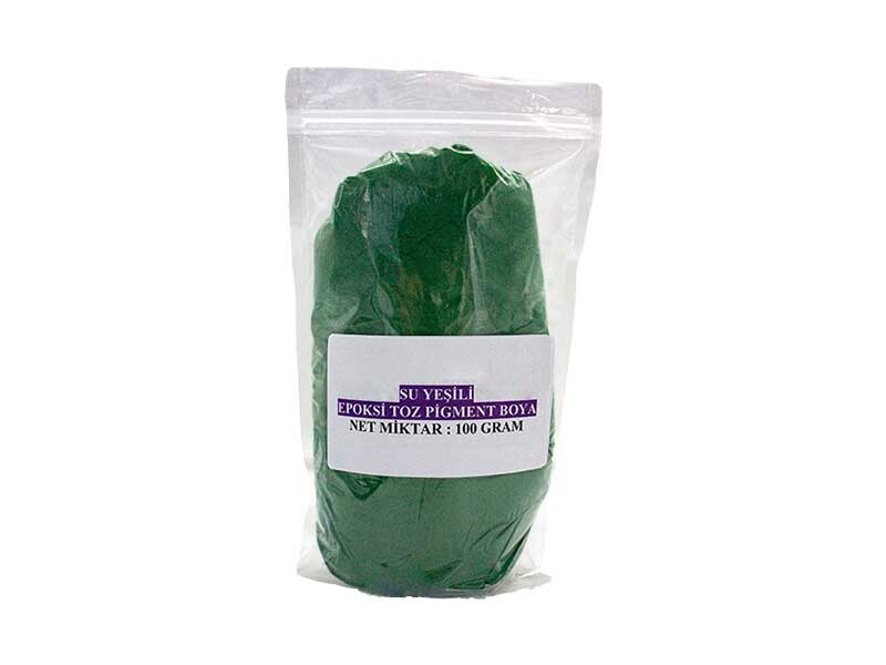 Su Yeşili Epoksi Toz Pigment Boya 100 GR - Kimyacınız