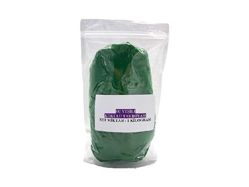 Su Yeşili Kokulu Taş Boyası Toz 1 KG - Kimyacınız
