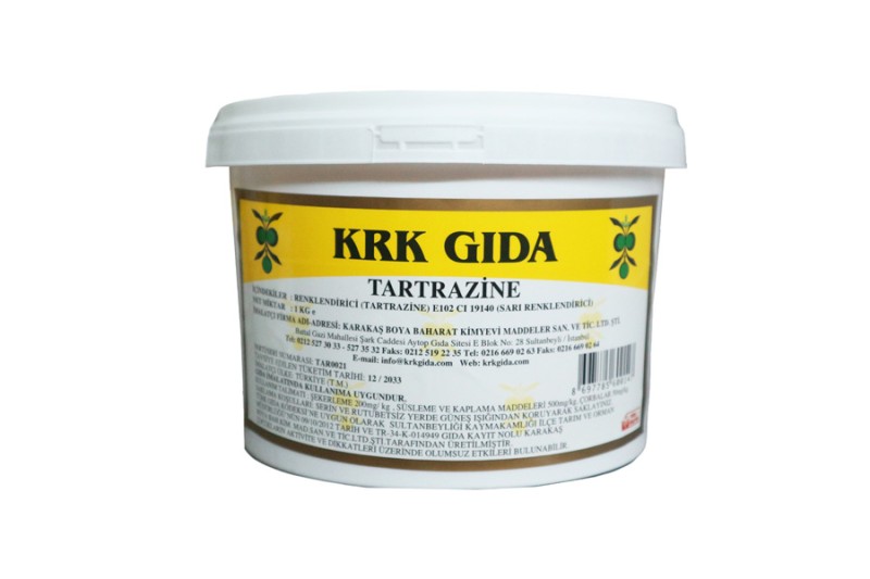 Tartrazine E102 Sarı Gıda Boyası 1 KG - Kimyacınız