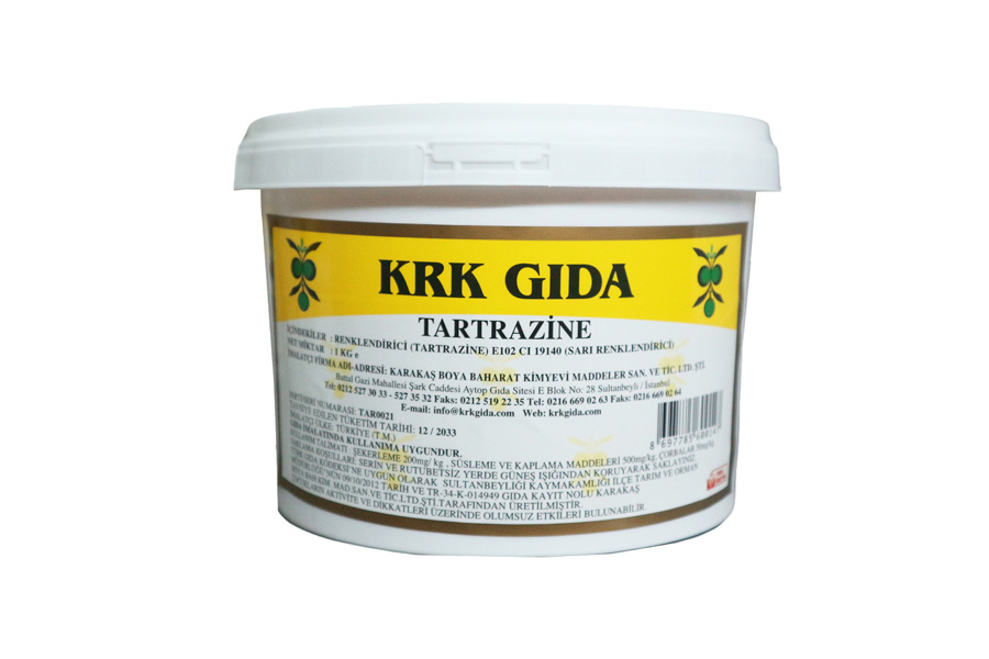 Tartrazine E102 Sarı Gıda Boyası - Renklendirici 1 KG - 1