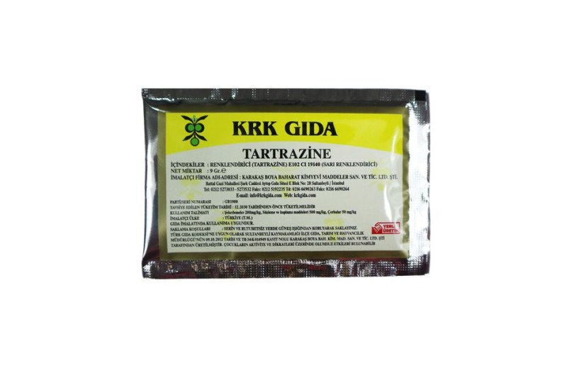 Tartrazine Sarı Gıda Boyası 9 GR - Kimyacınız