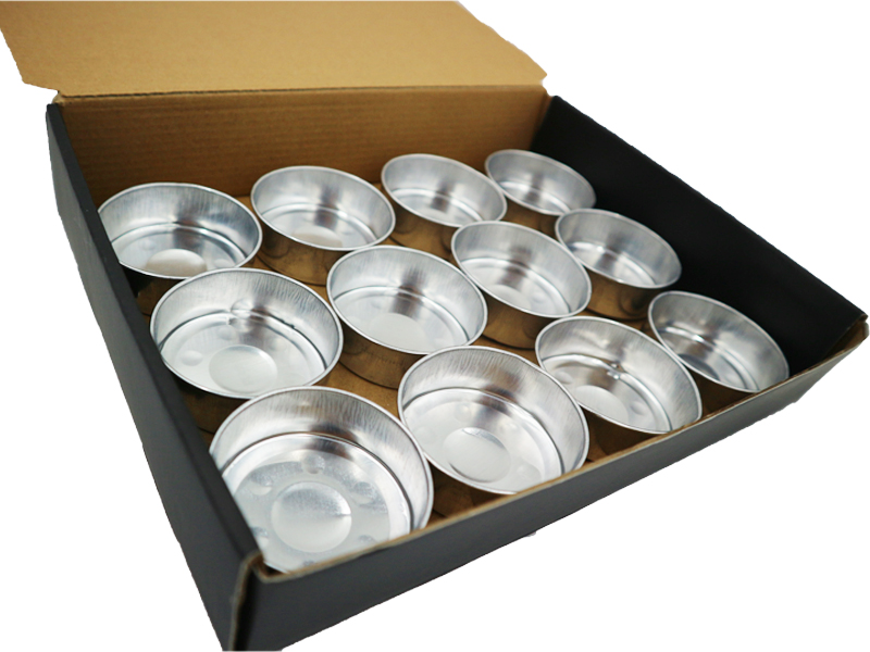 Tealight Mum Kapsülü - Boş Tealight Mum Kabı Büyük 100 Adet - Kimyacınız