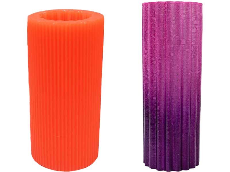 Tırtıklı Silikon Mum Kalıbı M-29 - 1