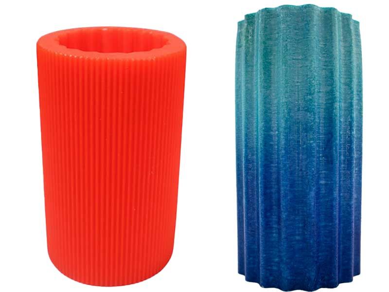 Tırtıklı Silikon Mum Kalıbı M-31 - 1