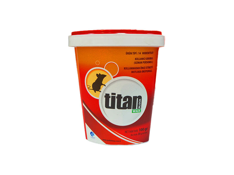 Titan Block Wax Fare Zehiri 100 GR 100 Adet - Diğer