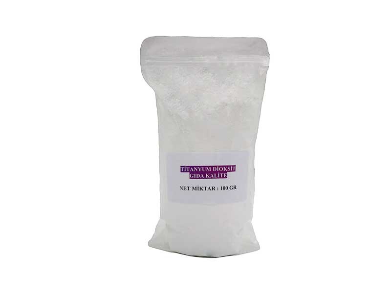 Titanyum Dioksit - Beyaz Gıda Boyası 100 GR - Kimyacınız