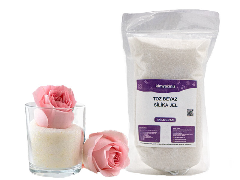 Toz Beyaz Silika Jel 1 KG - Kimyacınız