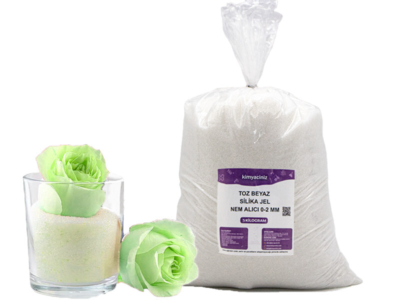 Toz Beyaz Silika Jel 5 KG - Kimyacınız