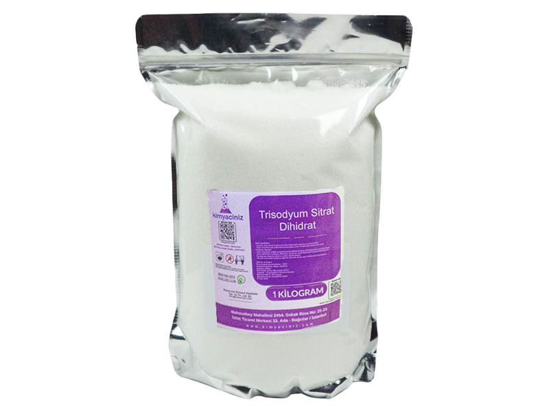 Trisodyum Sitrat Dihidrat 1 KG - Kimyacınız