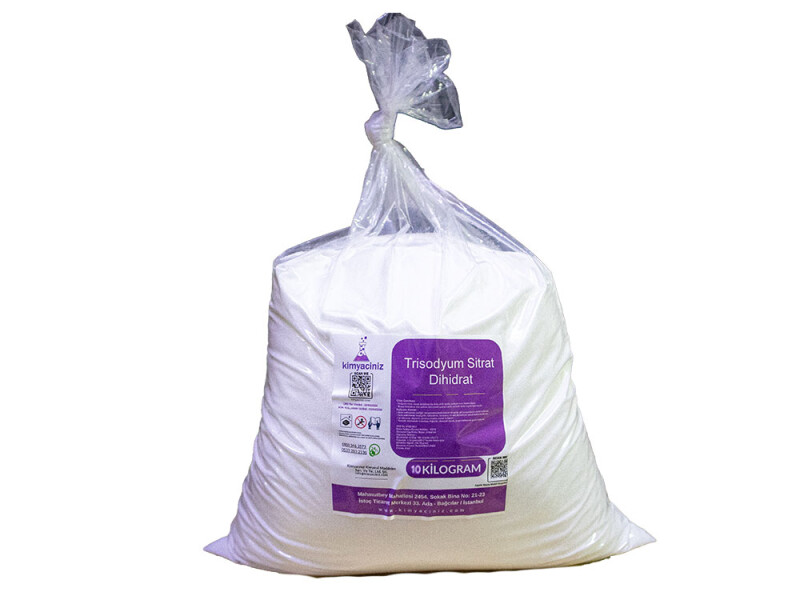 Trisodyum Sitrat Dihidrat 10 KG - Kimyacınız