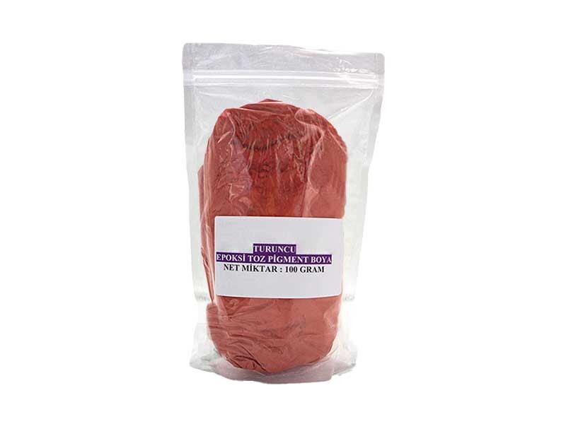 Turuncu Epoksi Toz Pigment Boya 100 GR - Kimyacınız