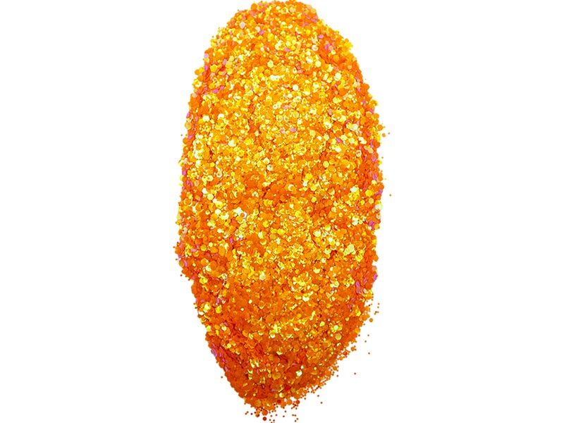 Turuncu Glitter Sim Epoksi Süsleme Aksesuarı 100 GR - 1