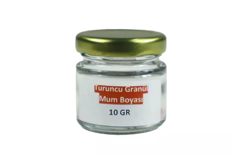 Turuncu Granül Mum Boyası 10 GR - 1