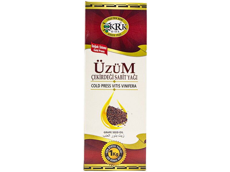 Üzüm Çekirdeği Sabit Yağı 1 KG - KRK GIDA
