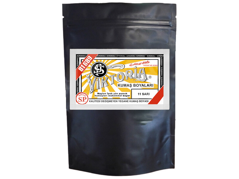 Viktoria Kumaş Boyası 11 Sarı Renk 1 Kg - Kimyacınız