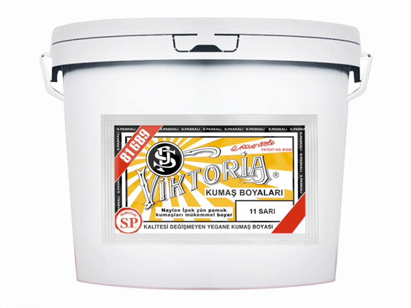 Viktoria Kumaş Boyası 11 Sarı Renk 5 Kg - Kimyacınız