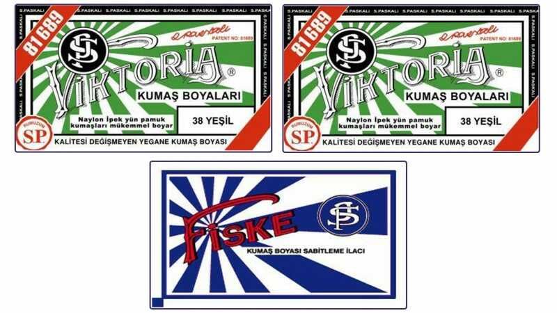 Viktoria Kumaş Boyası 38 Yeşil Renk 2 Adet + Fiske Sabitleme İlacı - 1